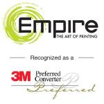 3M recognizes Empire Screen Printing as a Preferred Converter